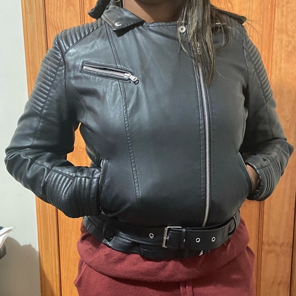 Sebby Hooded Faux-Leather Jacket - Picture 4 of 6